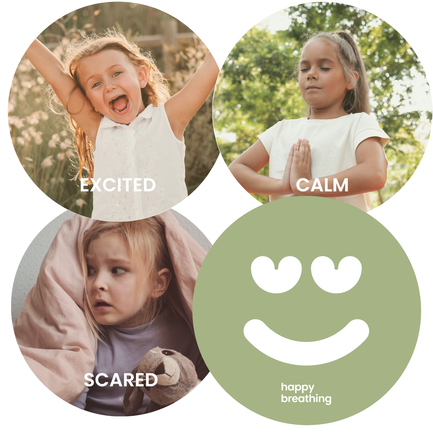 Emotion cards with images (English or Spanish)